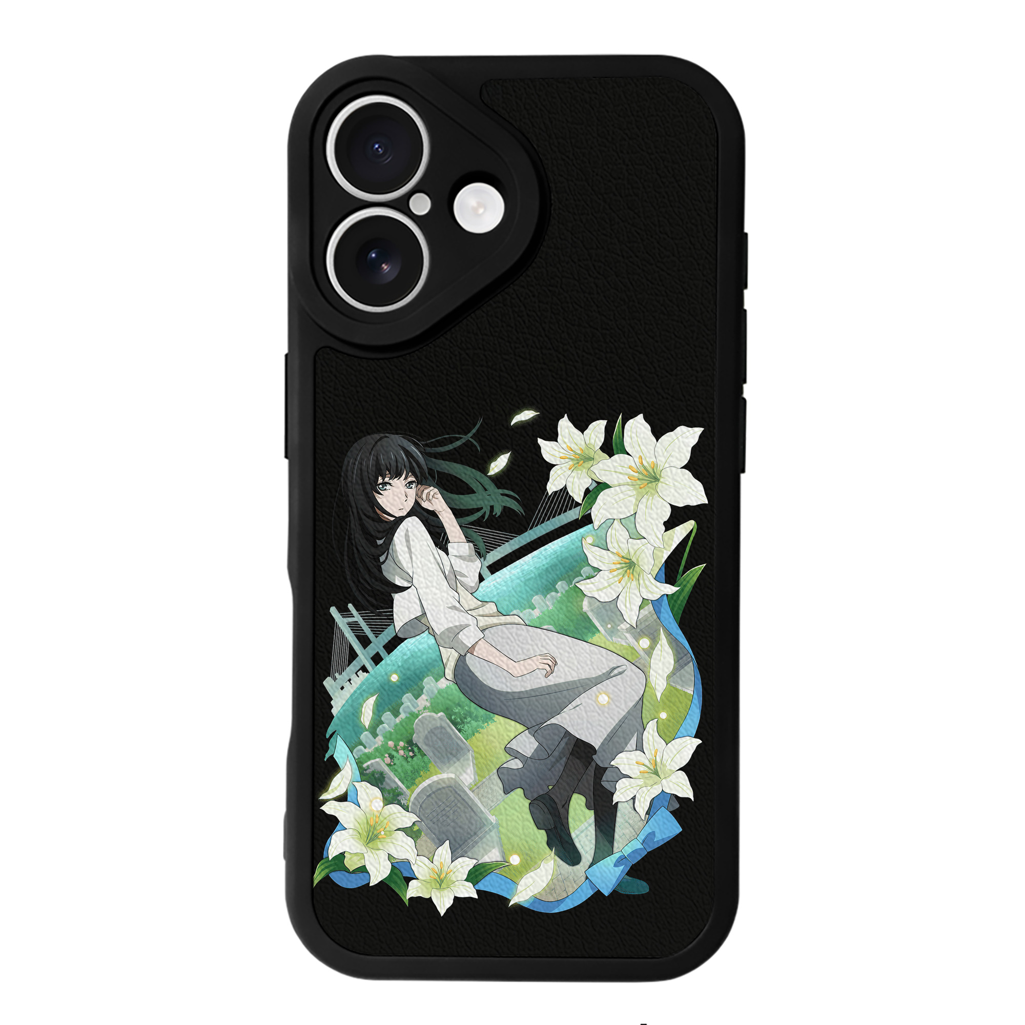 （画像用） 文豪ストレイドッグス Bungo Stray Dogs 【iPhone 16シリーズ対応】シリコンスマホケース（レザー調） 材質：シリコン
